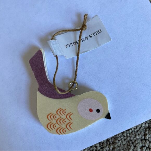 Bundle of 4 European Glass, Metal and Wood Handmade Christmas Ornaments - Picture 9 of 13